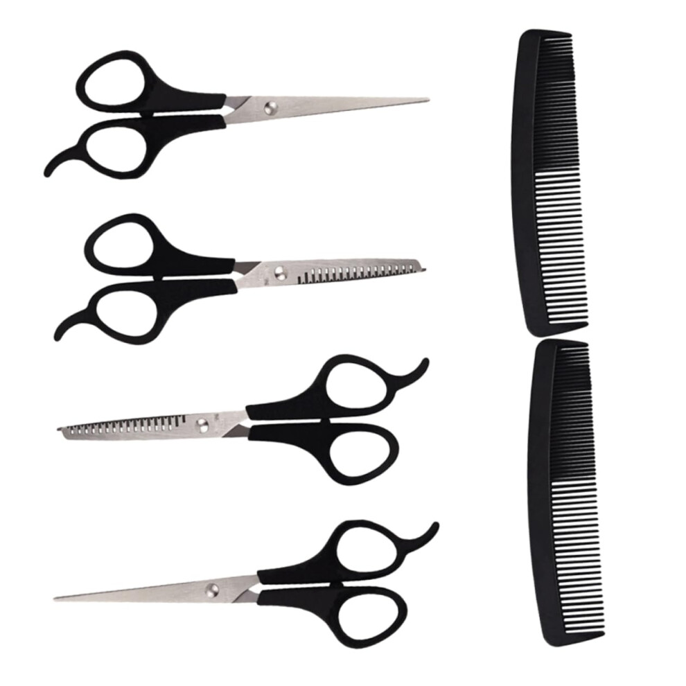 Hairdressing Scissors Set with Comb â Professional Barber Hair Cutting and Thinning Kit for Salon and Home