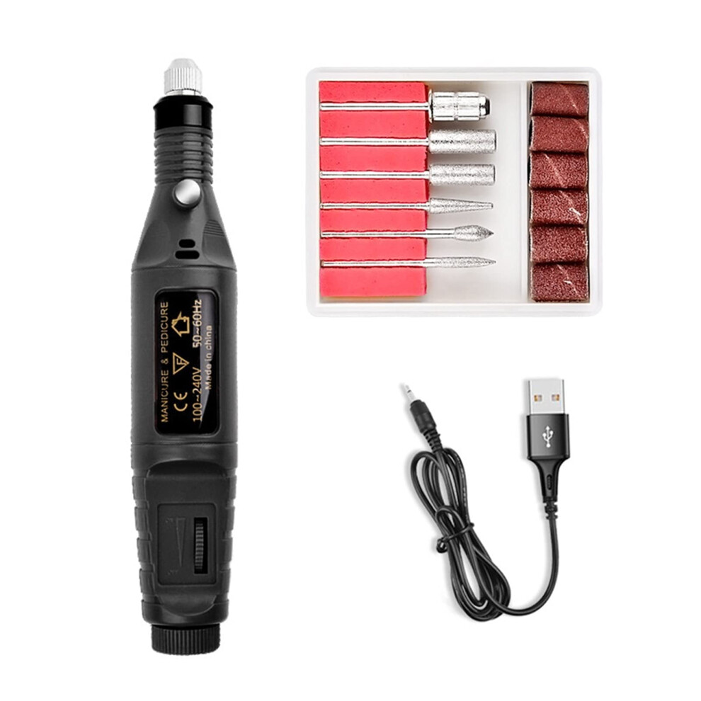 Electric Nail Drill Set for Manicure and Pedicure, Low Noise, MultiFunction for Acrylic and Gel Nails