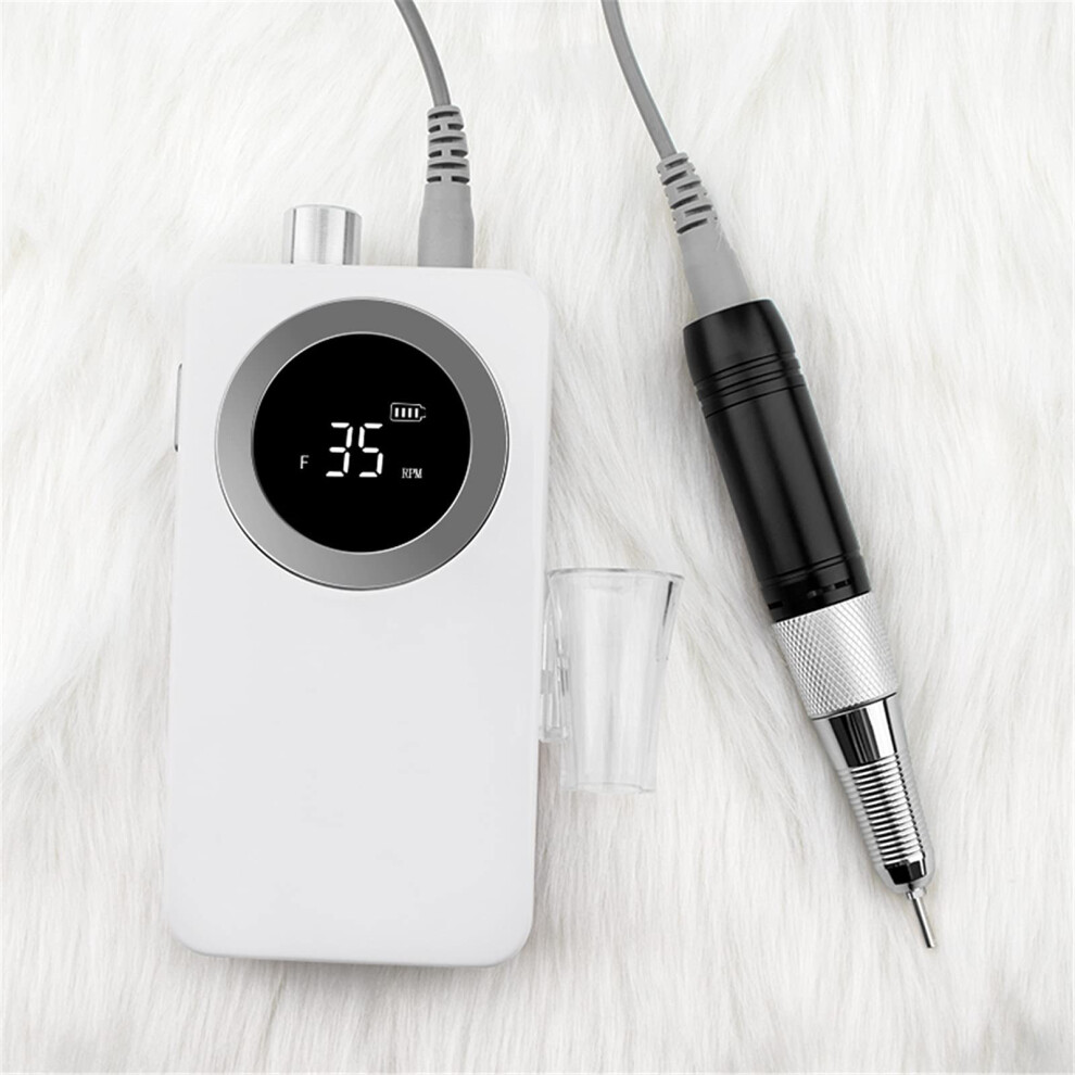 Cordless Electric Nail Drill 35000 RPM Rechargeable Professional Manicure Pedicure Set