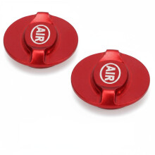 Red Aluminum Alloy Bike Front Fork Cover Mountain Bike Suspension Protector 2pcs WeatherResistant