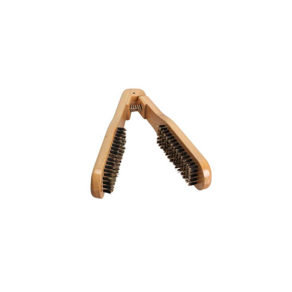 Unisex Wooden Hair Comb With Antistatic Grip For Smooth Detangling And Compact Travel Use