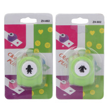 Versatile Paper Cutting Kid Friendly Design Hollow Design Mini Size Creative Scrapbooking Supplies Stainless Steel Cutting Adjustable Pattern Punch