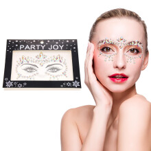Face Gems and Body Jewels Glow in Dark Reusable Stickers for Festival Party Carnival Makeup