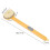 Long Handle Bath Brush with Soft Bristles, Removable Head, Yellow 9