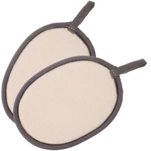 Natural Loofah Body Scrub Brush 2pcs DualSided Exfoliating Bath Pad for Deep Pore Cleansing