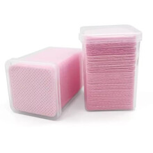 Nail Polish Remover Pads 200PCS Pink PreSoaked Wipes Fast Removal Gentle on Natural Nails