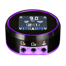 Digital Tattoo Power Supply Full Touch Screen for Rotary and Coil with US Adapter Silver