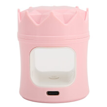 Mini Nail Lamp Gel Nail Dryer with Fast Gel Drying and Even Light Coverage, Pink Travel Size