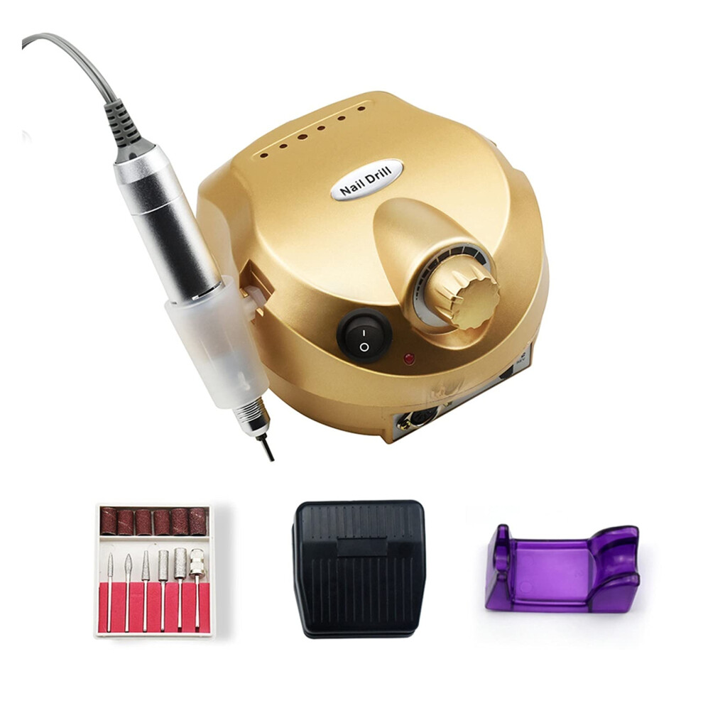 Electric Nail Drill 25000RPM Professional Manicure Pedicure Tool with Low Noise and MultiFunction Design