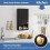 ELECWISH Wall Mounted Bathroom Cabinet Wooden Cupboard 6