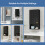 ELECWISH Wall Mounted Bathroom Cabinet Wooden Cupboard 7