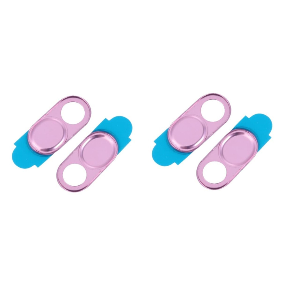 4Pcs Aluminum Alloy Webcam Cover Slide For Laptop And Tablet Privacy Protection Rose And Gold/Silver 9455672047555