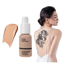 Waterproof Tattoo Concealer Full Coverage for Scars Birthmarks Face and Body Makeup Warm Peach 103