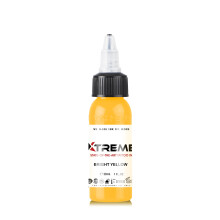 Bright Yellow 1 oz Tattoo Ink with Professional Pigment, Vegan Safe, Quick Healing, Water Based