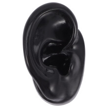 Ear Piercing Practice Model with Realistic Skin Texture, Soft Silicone Fake Ear, Reusable Display
