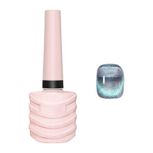Cat Eye Gel Nail Polish Set with Temperature Color Change, Longlasting Winter Holiday Design