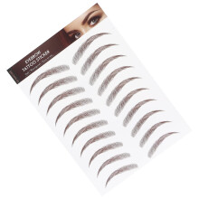 Waterproof Eyebrow Stickers for Women, Natural Look LongLasting Temporary Eyebrow Tattoos Brown09