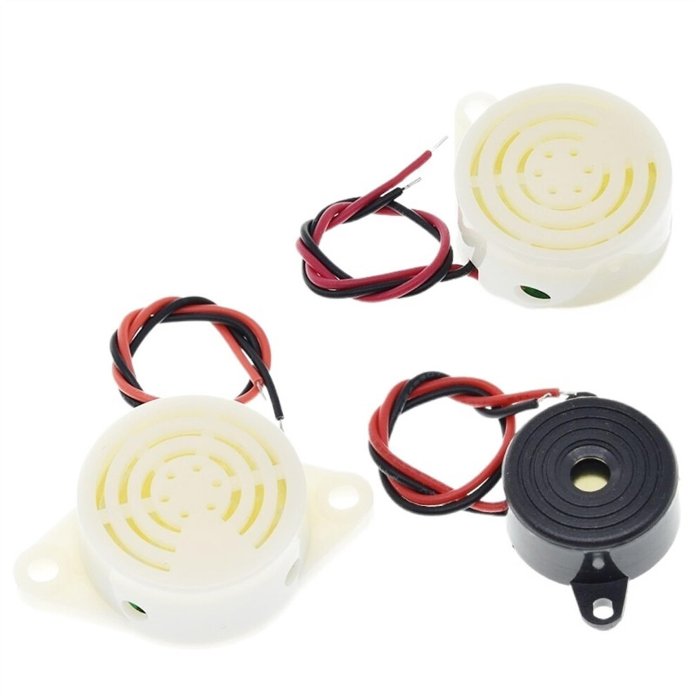 12V Electronic Alarm Buzzer Decibel 95Db Continuous Or Intermittent Beep Sfm27 9092120548136