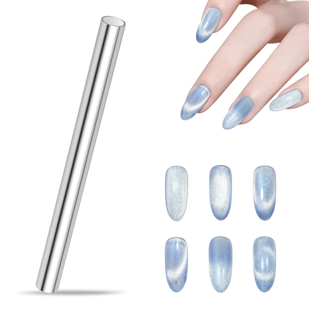 Dual Head Cat Eye Nail Magnet Tool for Precise Gel Polish Effects, Strong and Durable, 5.9in