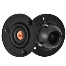 1 Pair 2 Inch 4 Ohm HiFi Car Tweeter Speakers with Clear Treble and Wide Audio Compatibility