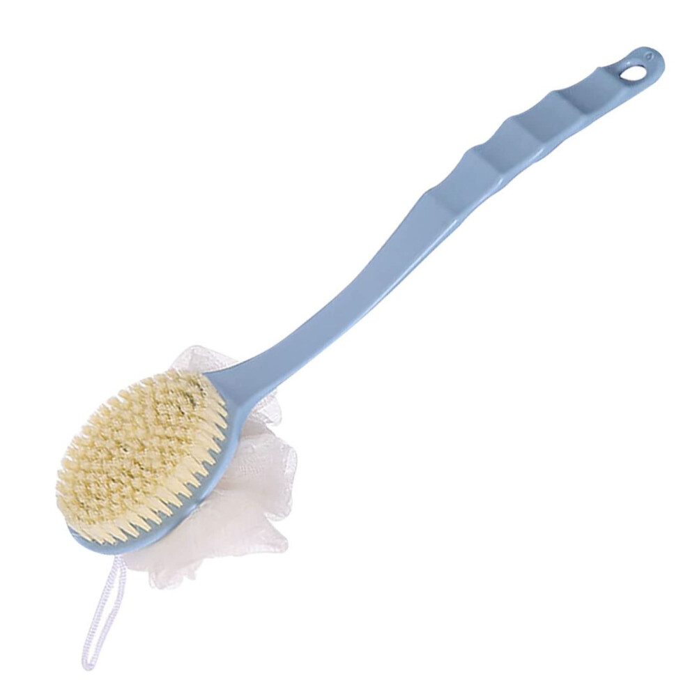 Bath Brush Long Handle Back Scrubber Shower Brush for Body Cleaning and Massage OneColor