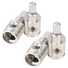 Car Audio Wire Reducer 1/0 to 4 Gauge Amplifier Power Adapter with Secure Clamp 4PCS