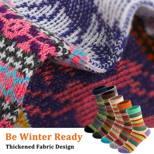 Retro-Wollsocken Weihnachten Paar 2