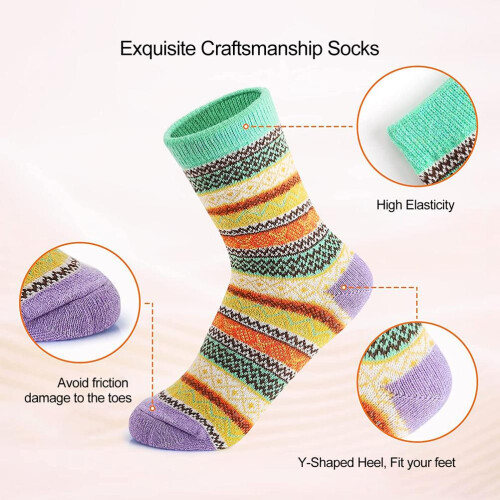 Dicke Wollsocken mit Frottee Winter 1
