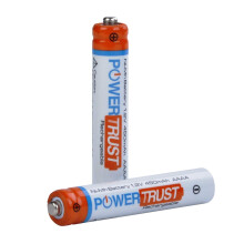 Rechargeable AAAA Batteries 1.2V 450mAh Pack of 2 for Surface Pen Stylus and Flashlight