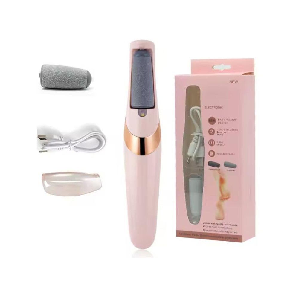 Electric Foot Callus Remover Rechargeable Pedicure Kit with Multi Attachments for Smooth Feet