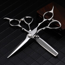 Professional Hair Cutting Scissors Set 6 Inch Stainless Steel Ultra Sharp Ergonomic Grip