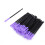 Disposable Eyelash Brushes 50pcs Silicone Mascara Wands for Precise Lash Application Purple 4