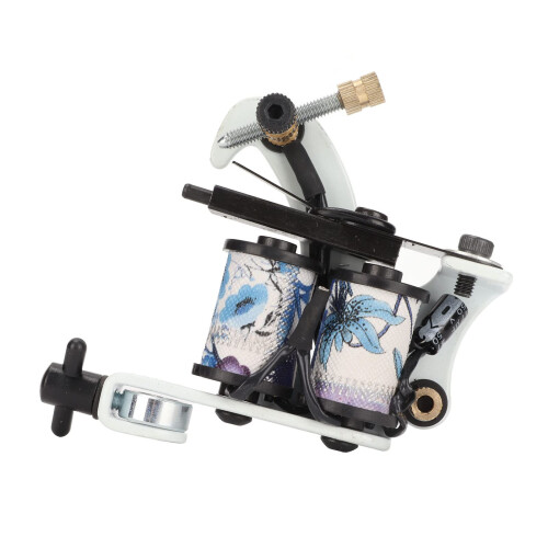 Coil Tattoo Machine with Powerful 10 Wraps Coil, Durable Iron Frame, Stable Output for Professionals 1