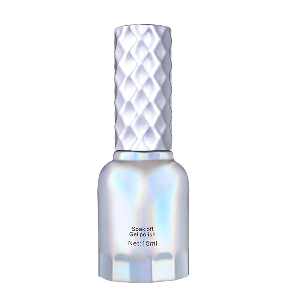 Dark Glow In The Nail Polish 15Ml With Eye Glitter, Vivid Night Glow And Longlasting Shine
