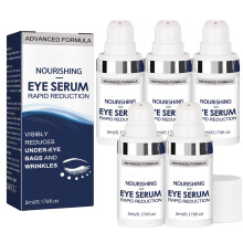 Eye Serum Anti Aging Serum for Instant Eye Bag Removal, Wrinkle Smoothing, Dark Circle Reducer 5pc