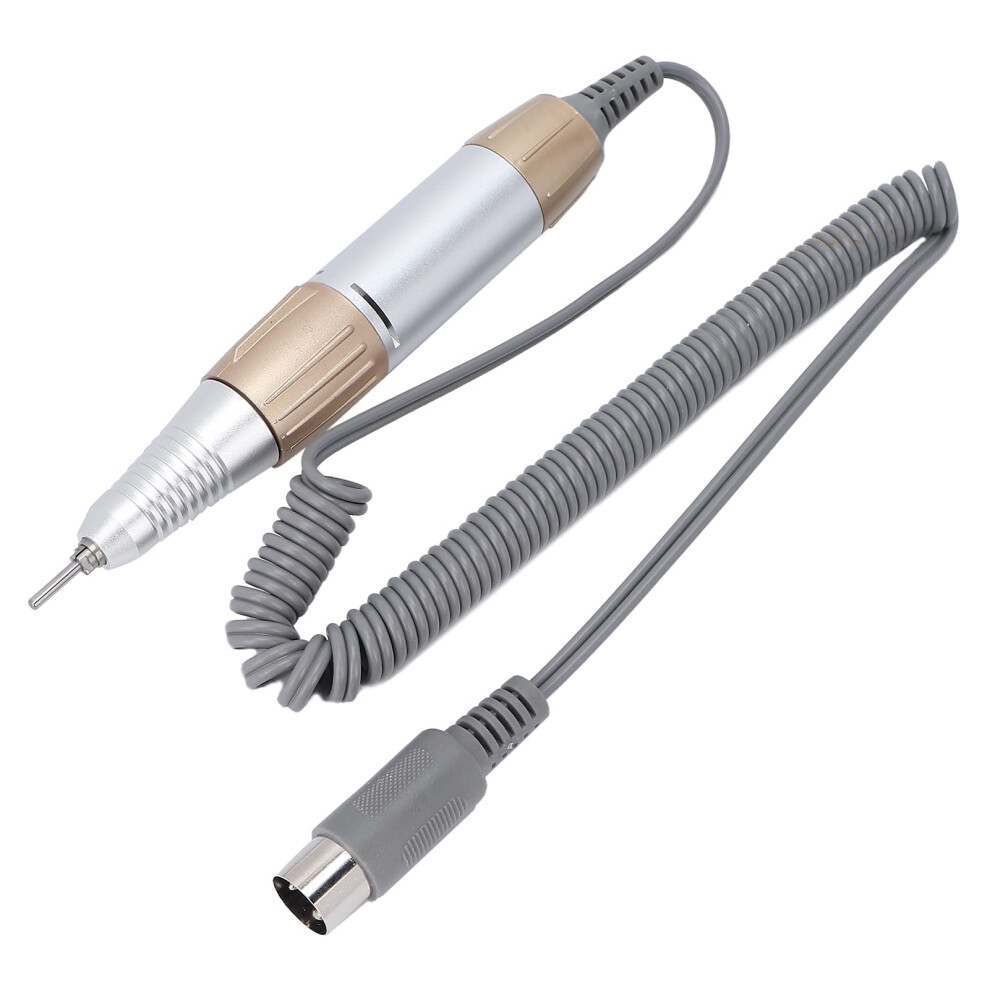 Electric Nail Drill Handle 35000 RPM Adjustable Speed Low Noise Handpiece for Manicure and Salon