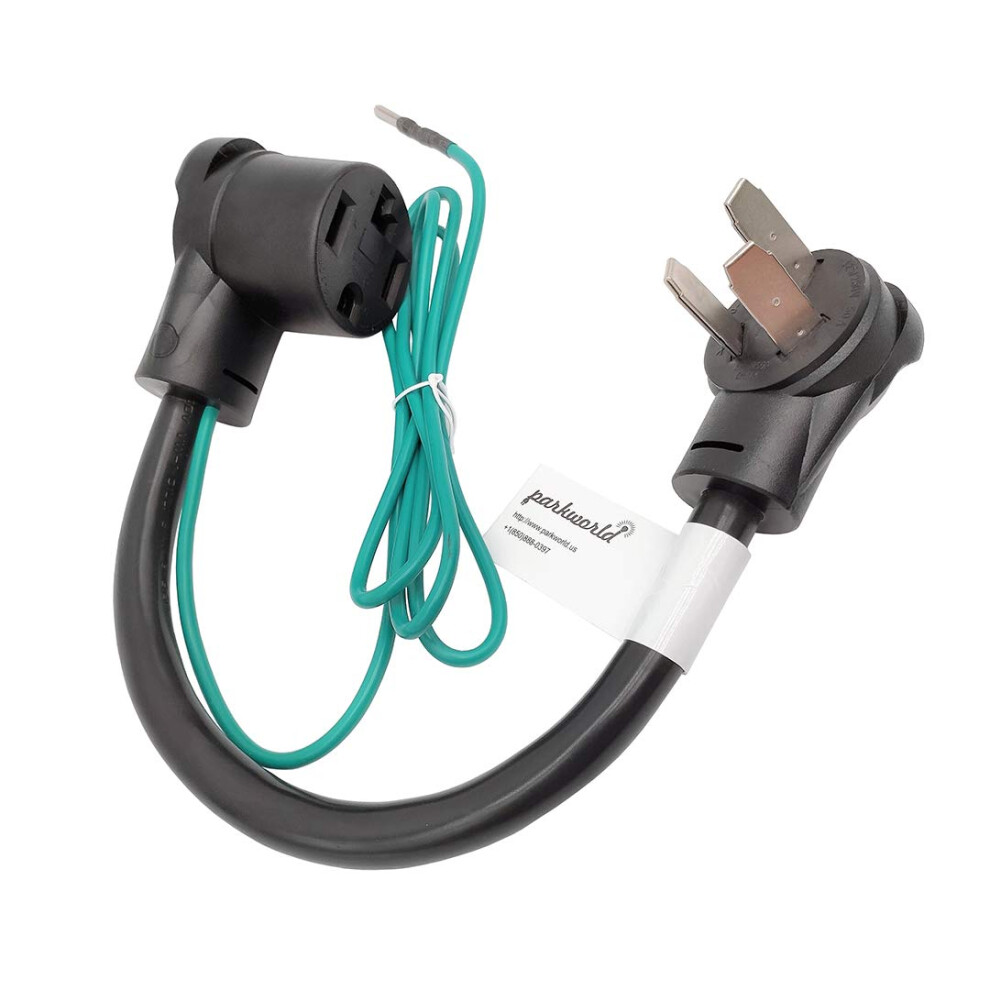 Nema 1050P To 1430R Adapter Cord, 30A 7500W Heavy Duty Compatible Plug Conversion 1.5Ft 9455672049337
