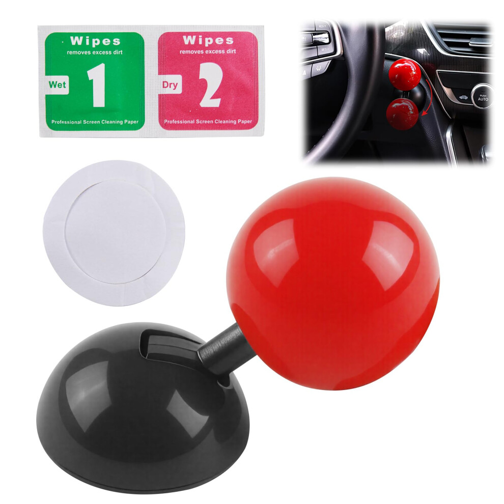 Car Push Start Button Cover Zinc Alloy Ignition Button Protector Stylish Scratchresistant Universal Fit Red 9113335832718