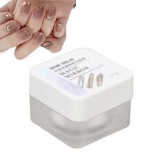 No Wipe Gel Coat for Acrylic Nails with Mirror Effect Powder Compatible LongLasting Shine
