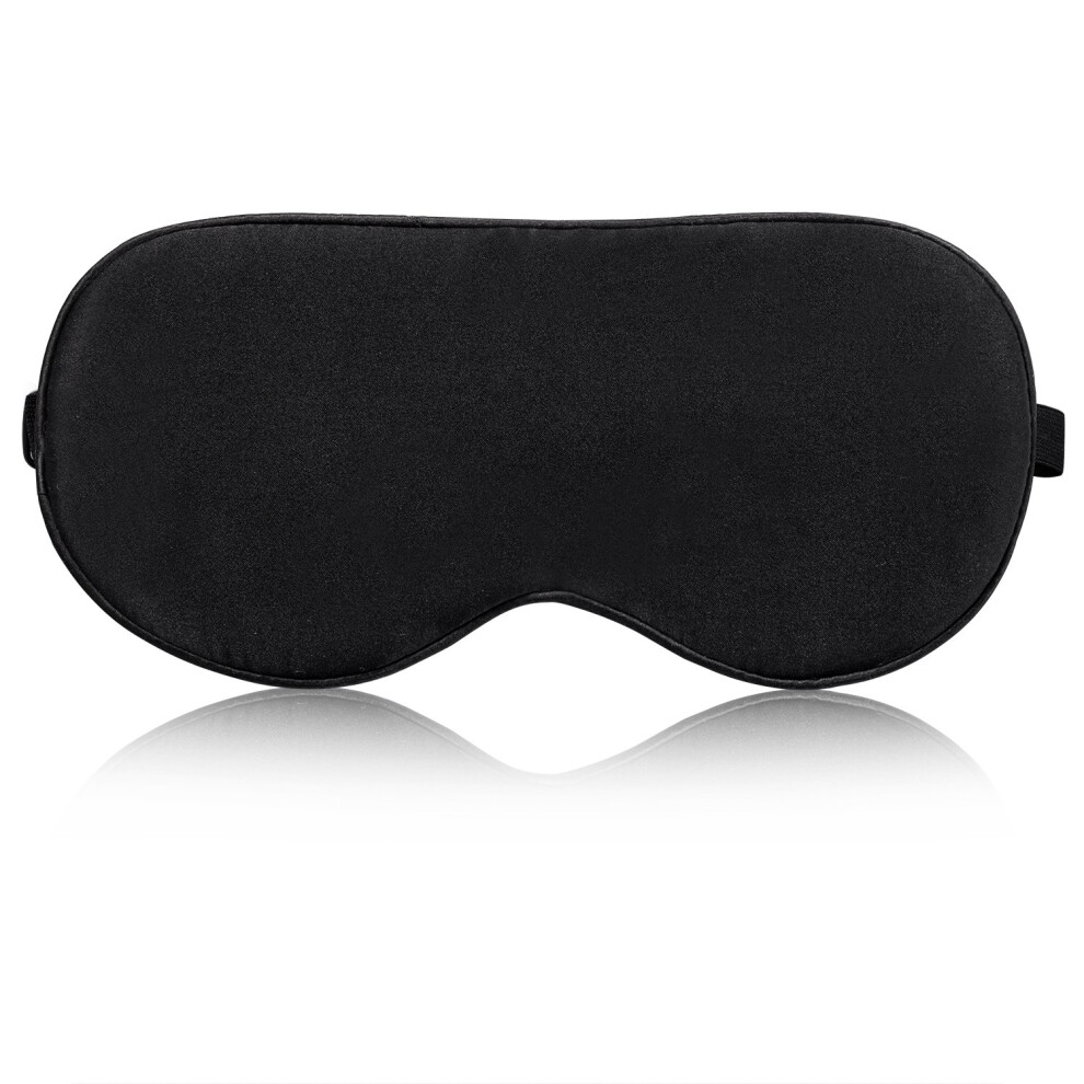 Silk Sleep Mask Ultra Smooth Natural Silk Eye Mask for Sleeping and Travel with Adjustable Strap