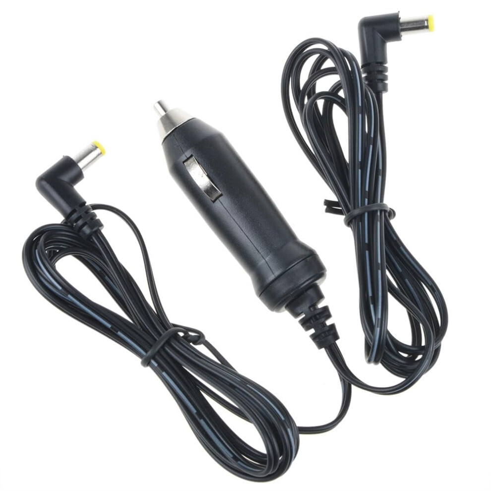 Charger With Dual Power Cord For Rca Twin Mobile Dvd Player Drc97283 And Car Adapter 9092120549836