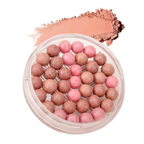 Face Blush with Shatterproof Mirror, LongLasting MultiShade Natural Look Makeup for Cheeks
