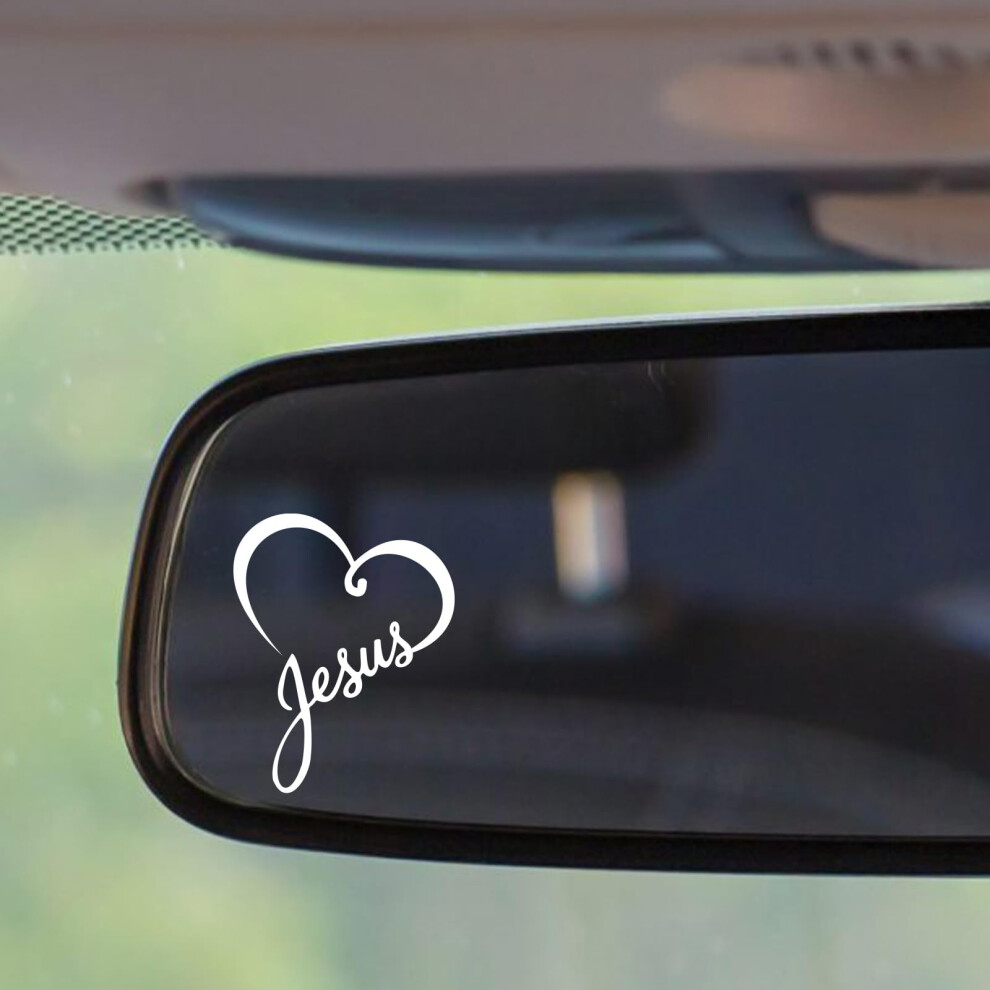 Christian Car Decal Set Waterproof Jesus Heart Bible Verse Stickers For Car, Laptop, Water Bottle 9092120550191