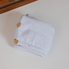Microfiber Hair Towel Wrap for Long Hair Women, Double Layer Quick Dry Cap Reduces Frizz