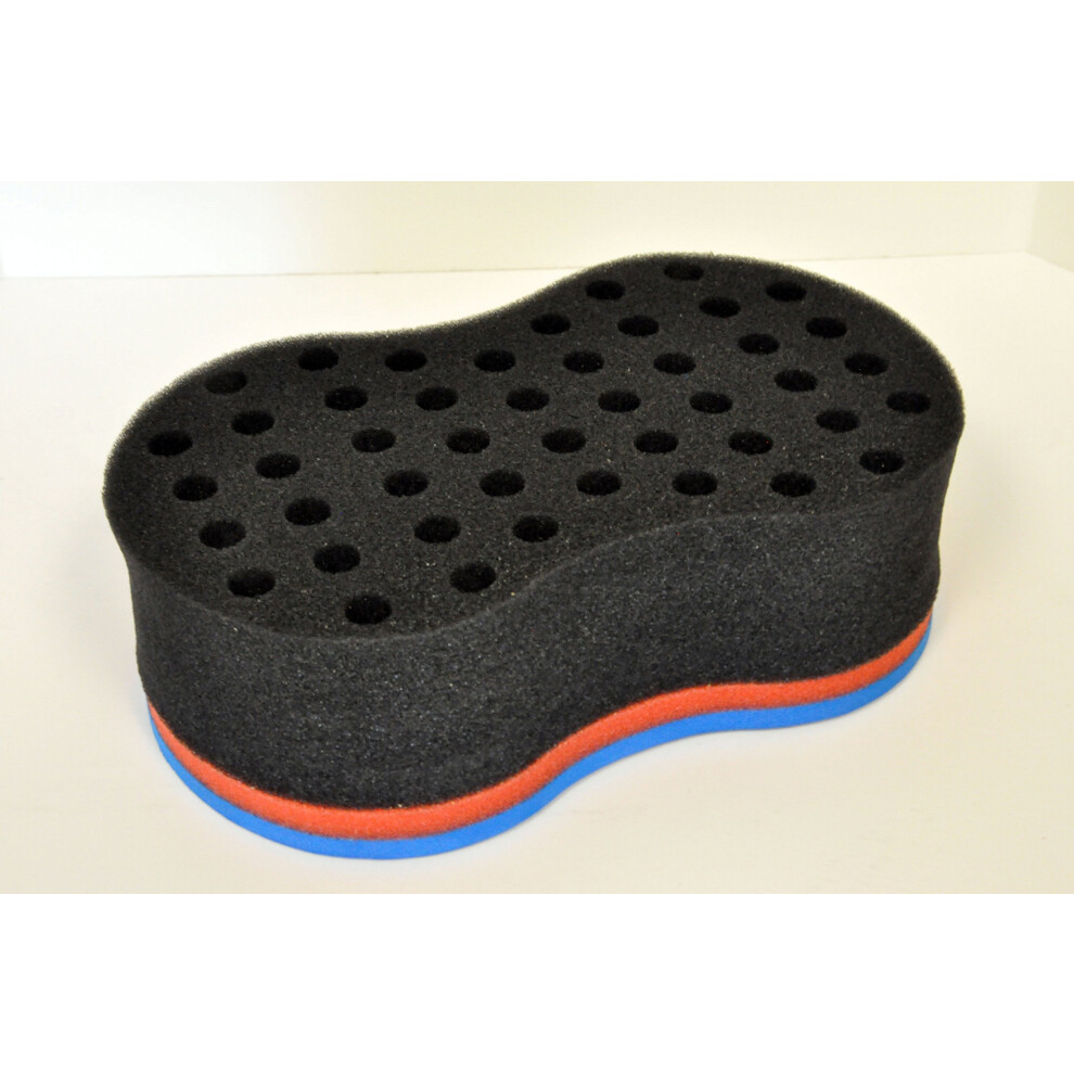 Black Afro Hair Sponge Twist Brush For Fast Curl Definition And Easy Styling Of Dreads And Twists
