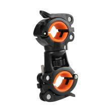 Bike Flashlight Mount with 360 Rotation Shockproof SkidResistant Grip for Mountain and Road Bikes