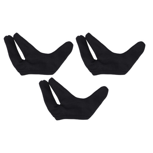 3 Stück hitzebeständige Handschuhe, 3-Finger-Lockenstab 1