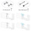 Nose and Ear Piercing Kit 2 Pack Each Safe SelfPiercing Disposable Hygienic for Beginners Silver 5