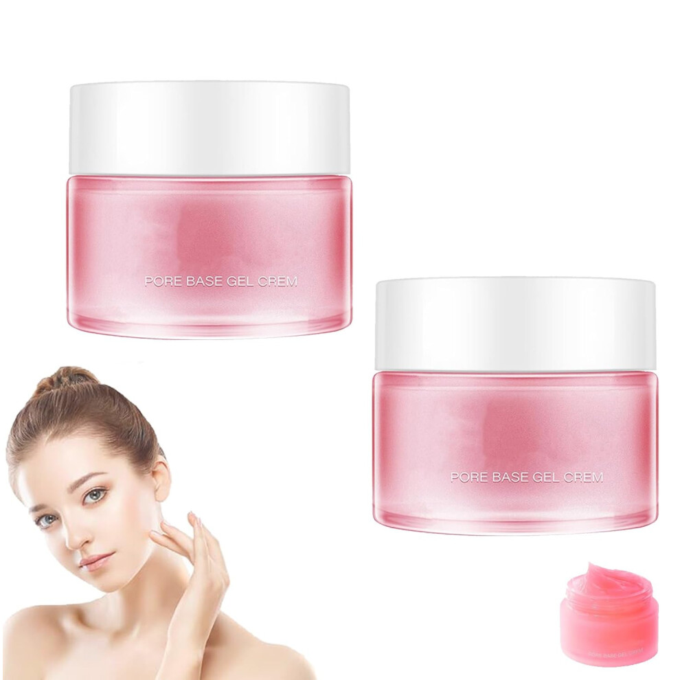 Face Primer for Oily Skin and Large Pores with Pore Minimizing Effect and LongLasting Matte Finish 2PCS