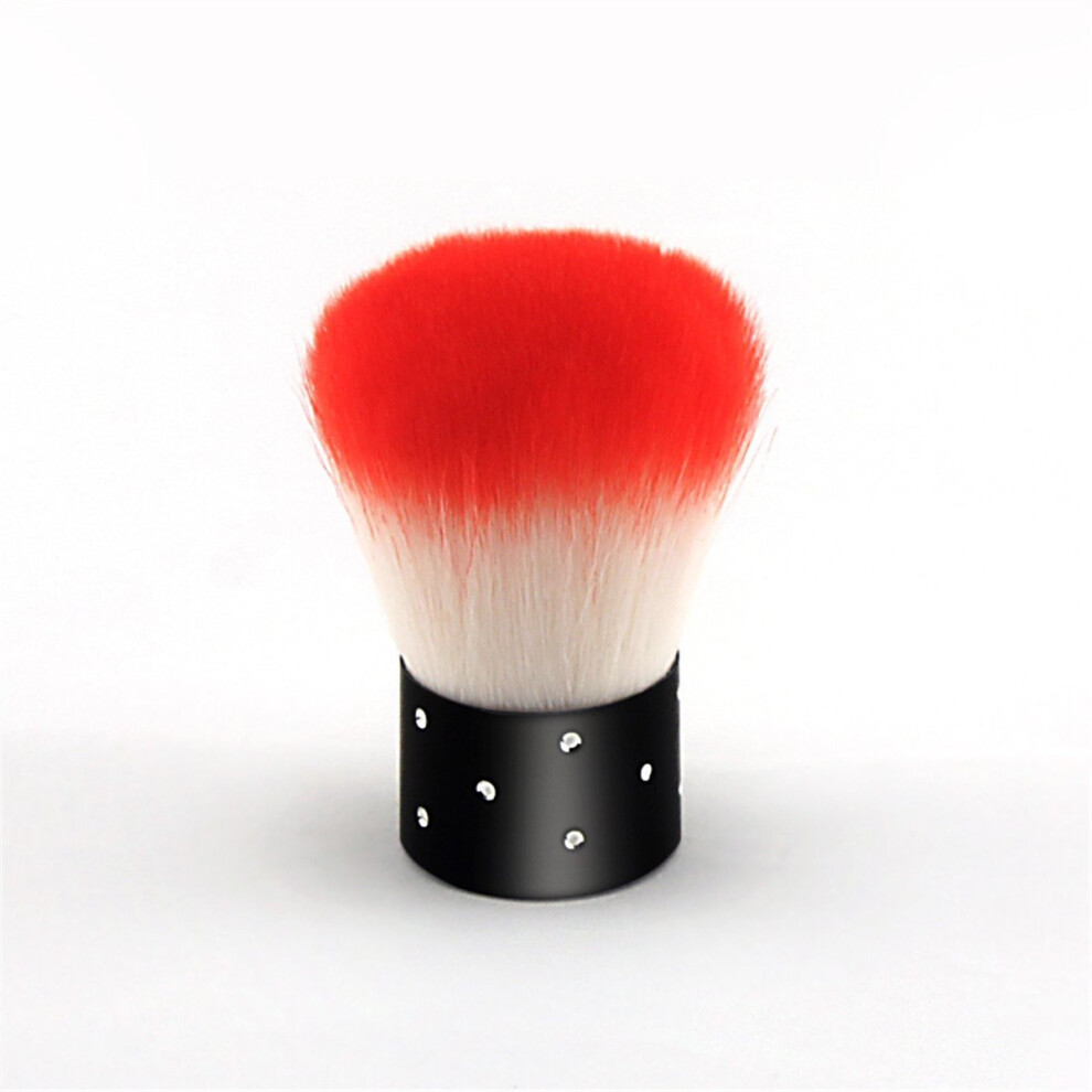 2 Pack Nail Dust Brush with Soft Nylon Bristles for Gentle Cleaning Manicure Acrylic Nails